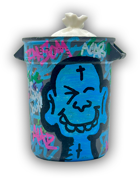 ZEG'S MINI GRAFF TRASH CANS