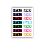 BAKER 3G RIP SHEET