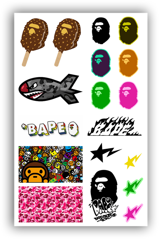 Bape Sticker Rips