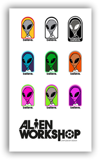 BELIEVE STICKER SHEET