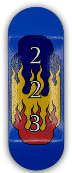 223 FINGERBOARDS - FLAMES (34MM)
