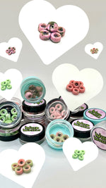 Pip Squeak's Weed Wheels - Pink Swirl Conicals