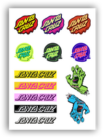 ZANTA CRUZ STICKER SHEET