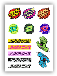 ZANTA CRUZ STICKER SHEET