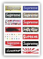 BOX LOGO STICKER SHEET