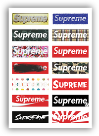 BOX LOGO STICKER SHEET
