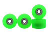 Teak - Apex Street 61D Urethane - Abec 9 Bearings (Flo. Green )