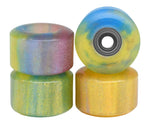 Teak - Apex Street 77D Urethane - Abec 9 Bearings (Mystic Topaz)