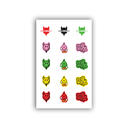 Zeg Industries Sticker Sheet