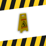Mini “Slippery When Wet” Sign