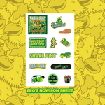 NOWISON STICKER SHEET